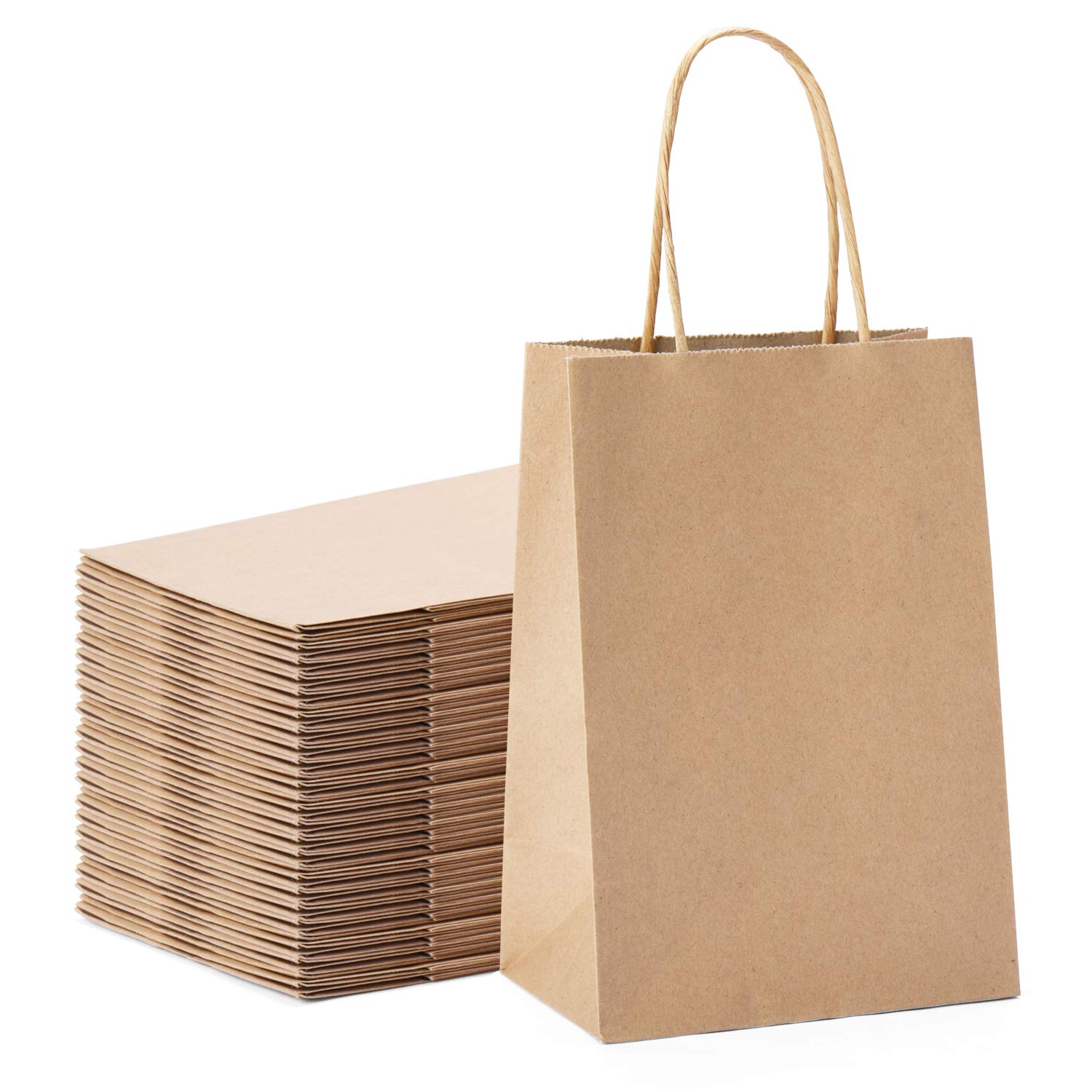 Brown plain paper bags 50 PCS